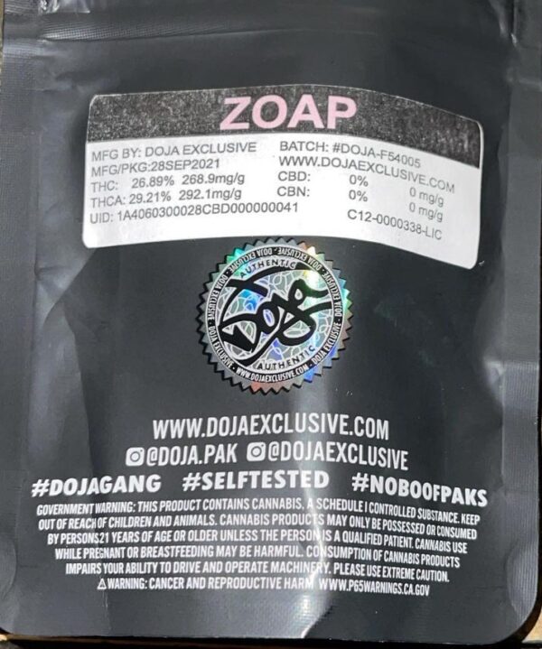 Buy Doja exclusive | Zoap Online